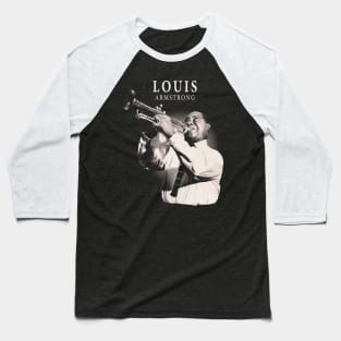 Louis Armstrong Vintage Baseball T-Shirt